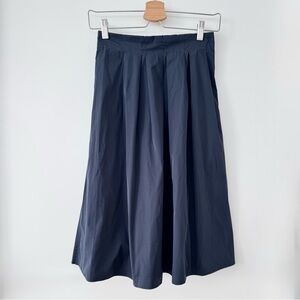 Zara Taffeta A-Line Midi Skirt